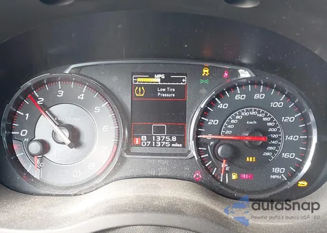 2018 Subaru Wrx z USA, uszkodzony, nr VIN JF1VA1A60J9834168